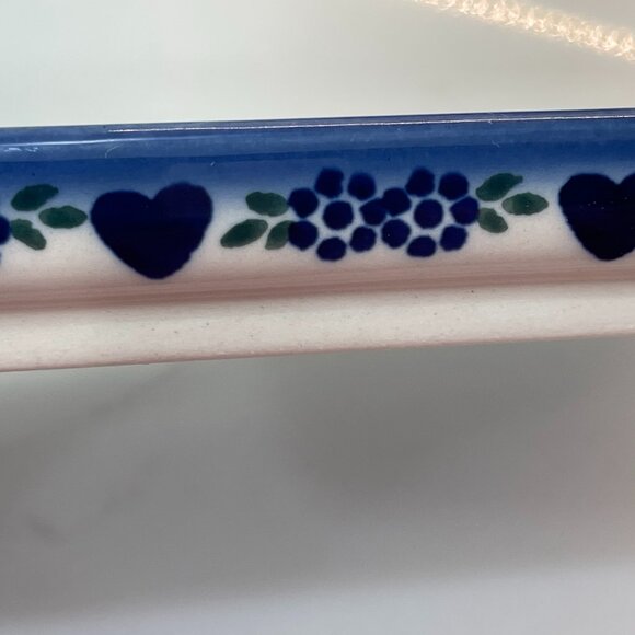 Stunning Handmade Butter Dish Imported from Poland - Picture 7 of 15